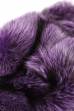 Лисица серебристо-черная крашеная фиолетовая 