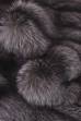 Лисица серебристо-черная отечественная бурая