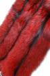 Лисица серебристо-черная крашеная "Оттенки красного"