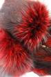 Енотовидная собака китайская крашеная Красная + Black Top