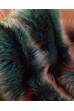 Лисица серебристо-черная отечественная крашеная изумруд