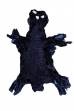 Каракуль афганский крашеный "Темно-синий"