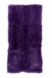 Пластина кролика Рекс крашеная фиолетовая