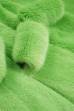 Норка крашеная "Зеленый лайм" из белой